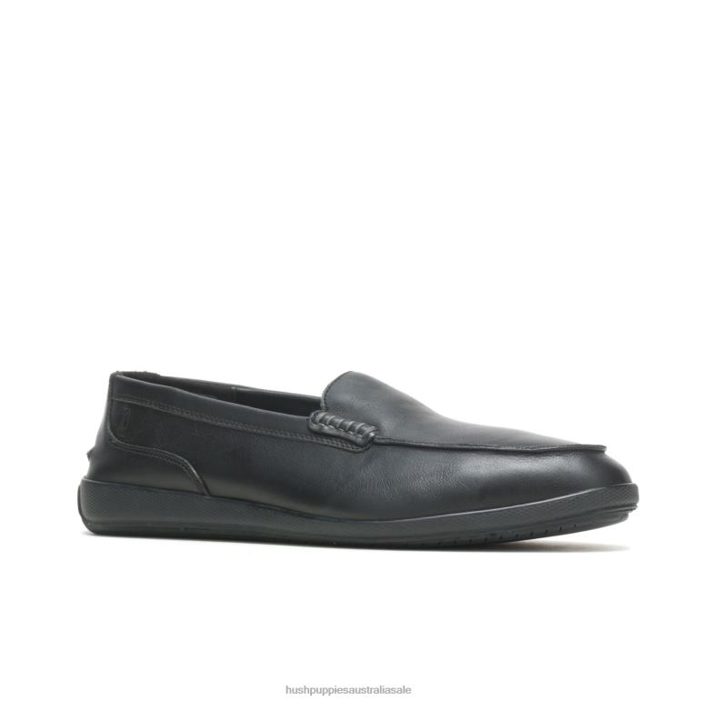 Black Leather Finley Loafer Men Hush Puppies Loafer F264D315