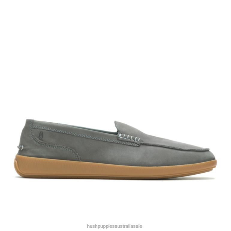 Dark Grey Nubuck Finley Loafer Men Hush Puppies Loafer F264D313