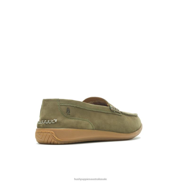 Olive Nubuck Finley Loafer Men Hush Puppies Loafer F264D314