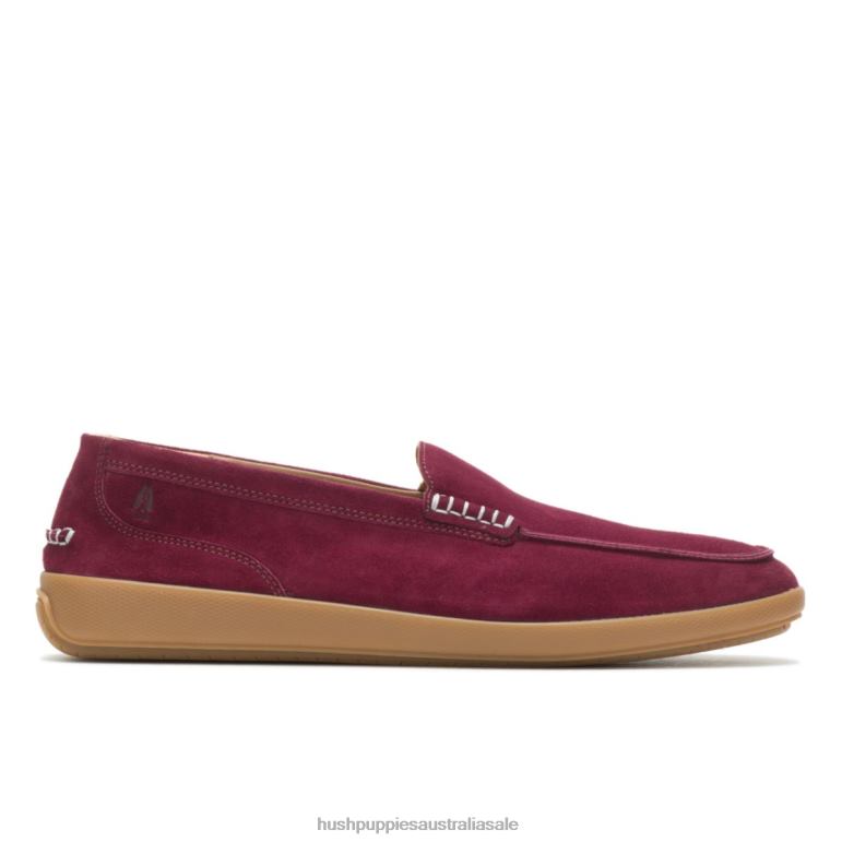 Wine Suede Finley Loafer Men Hush Puppies Loafer F264D311