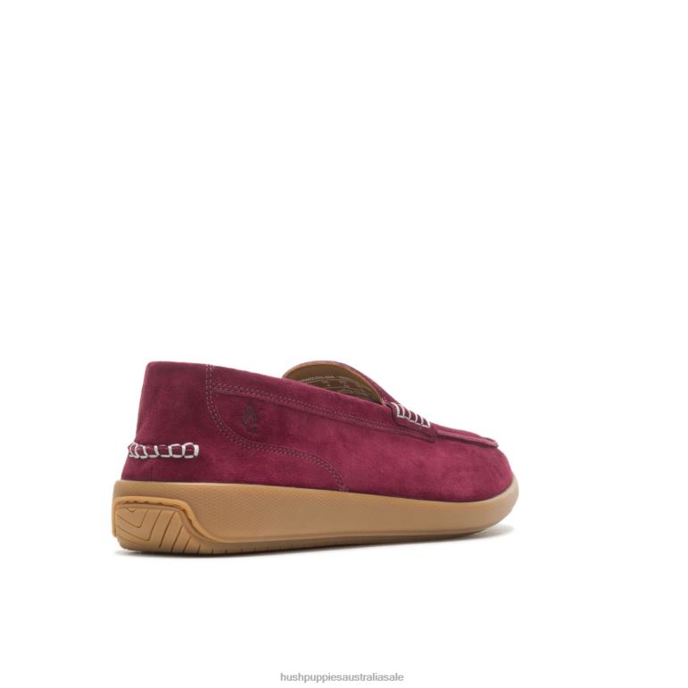 Wine Suede Finley Loafer Men Hush Puppies Loafer F264D311