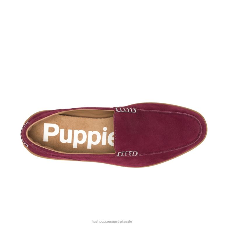 Wine Suede Finley Loafer Men Hush Puppies Loafer F264D311