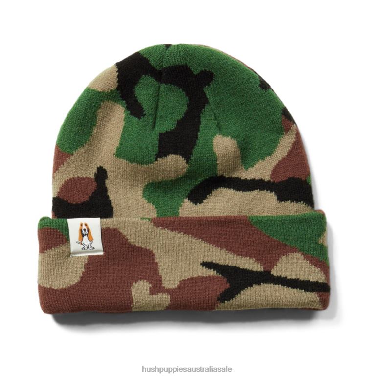 Camo Print Knit Beanie Women Hush Puppies Beanie F264D254