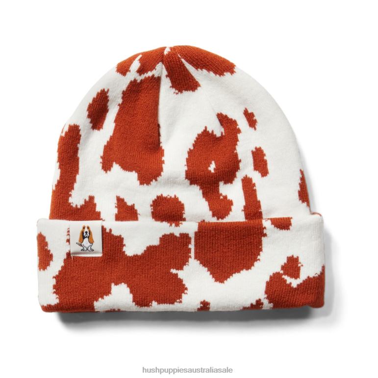 Cow Print Knit Beanie Women Hush Puppies Beanie F264D252