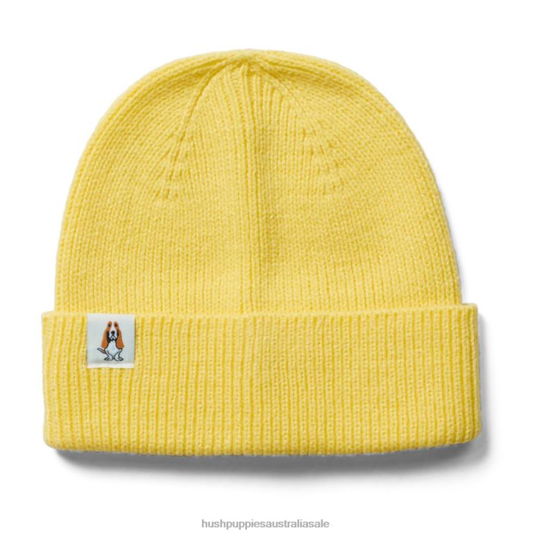 Sunshine Yellow Knit Beanie Women Hush Puppies Beanie F264D260