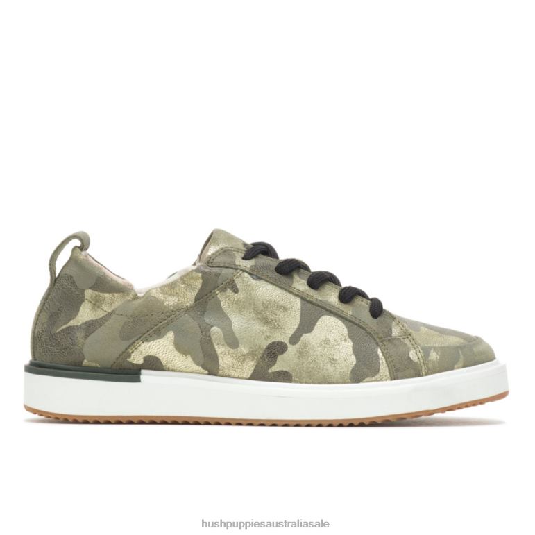 Camo Metallic Suede Ryann Sneaker Women Hush Puppies Sneaker F264D138