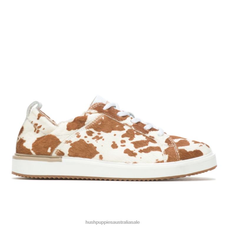 Cow Print Leather Ryann Sneaker Women Hush Puppies Sneaker F264D111