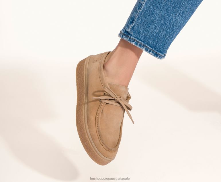 Desert Tan Suede Bridget Women Hush Puppies Sneaker F264D133