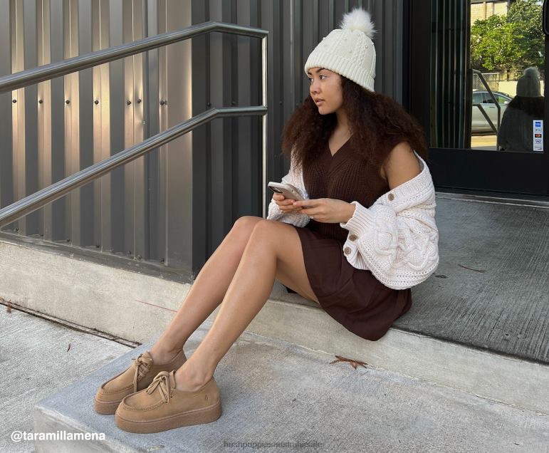 Desert Tan Suede Bridget Women Hush Puppies Sneaker F264D133