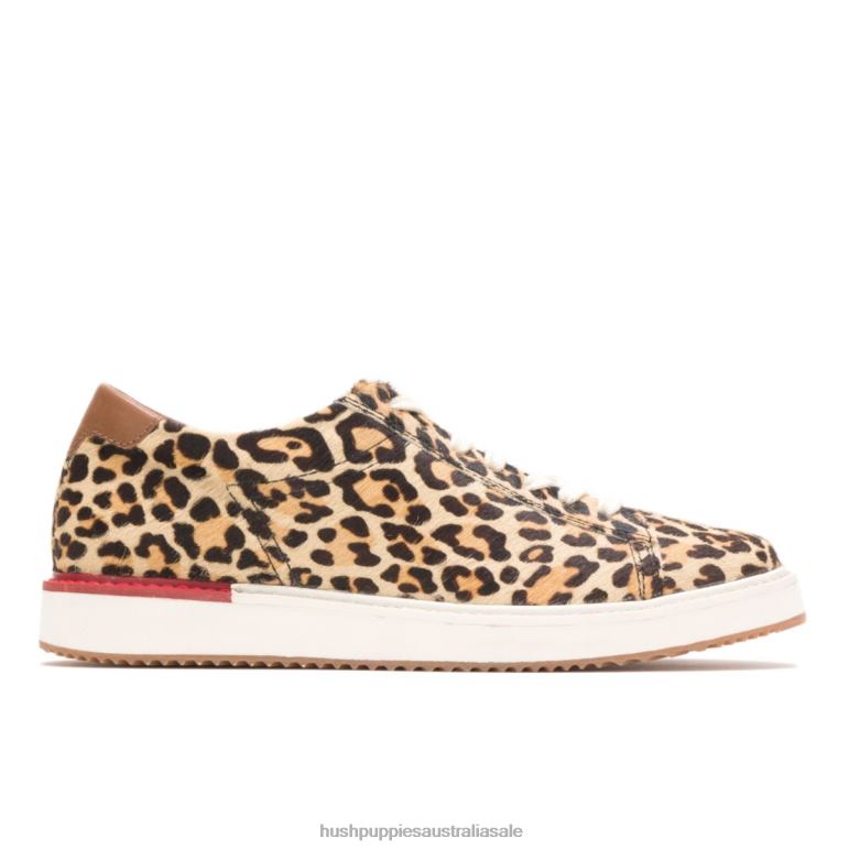 Leopard Calf Hair Sabine Sneaker Women Hush Puppies Sneaker F264D142