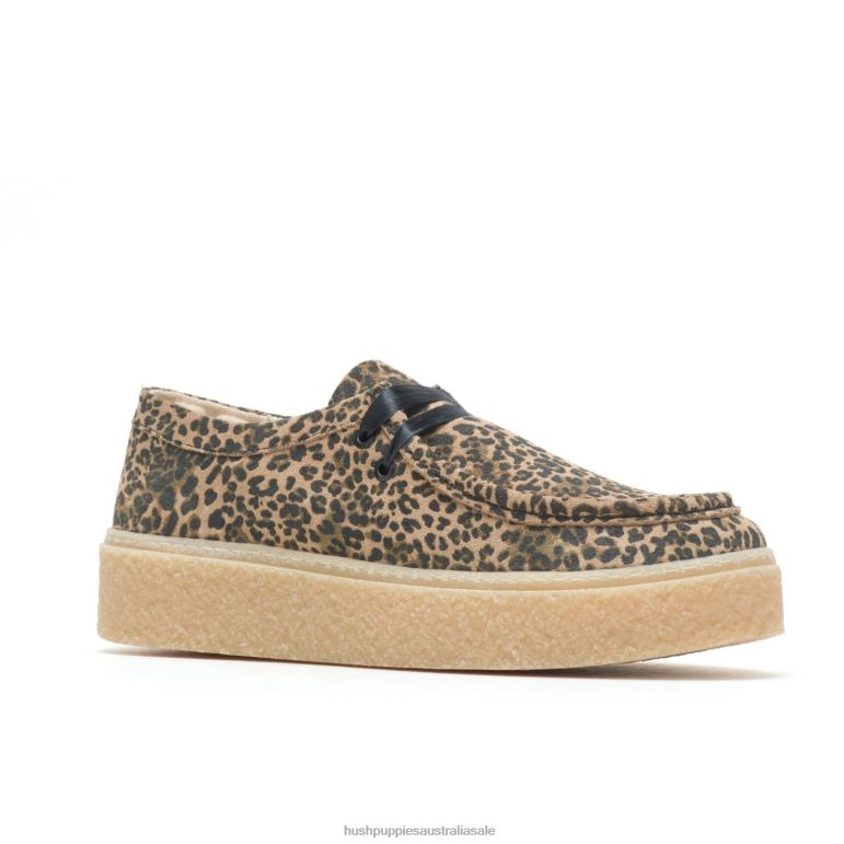 Leopard Suede Bridget Women Hush Puppies Sneaker F264D136