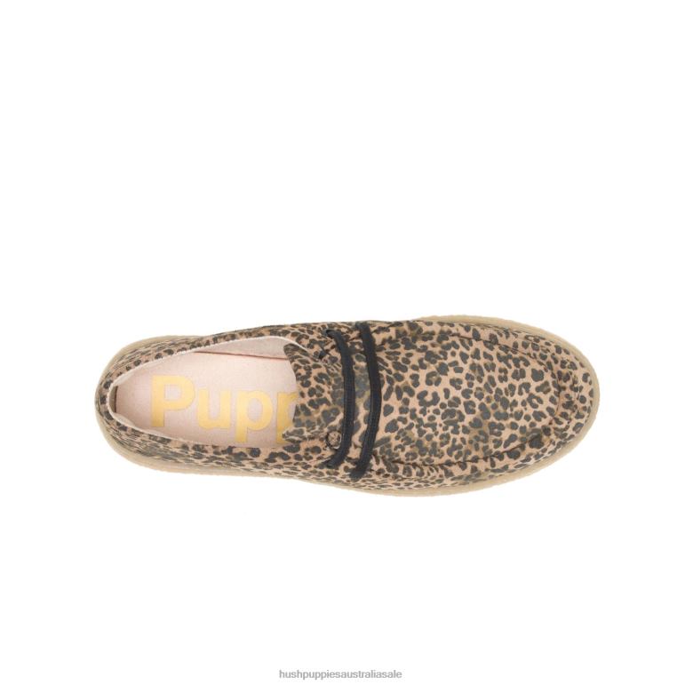 Leopard Suede Bridget Women Hush Puppies Sneaker F264D136